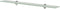 vidaXL - Zwevend - schap - 80x20 - cm - 8 - mm - glas