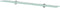vidaXL - Zwevend - schap - 90x10 - cm - 8 - mm - glas