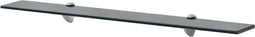 vidaXL - Zwevende - plank - 80x20 - cm - 8 - mm - glas