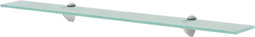 vidaXL - Zwevende - plank - 80x20 - cm - 8 - mm - glas