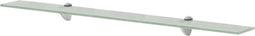 vidaXL - Zwevende - plank - 90x20 - cm - 8 - mm - glas