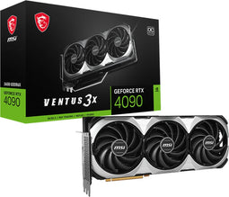 Videokaart - MSI - NVIDIA GeForce RTX 4090 VENTUS 3X E 24G OC - 24GB - GDDR6X - PCIe 4.0 - 2x HDMI 2.1a - 2x DisplayPort 1.4a