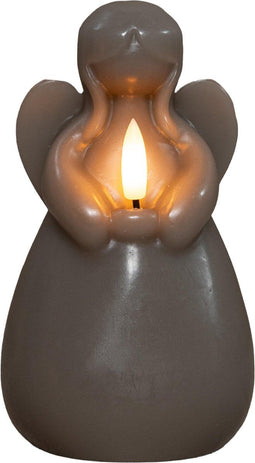 Anna's Collection - Kaars engel wax led 3d vlam op batterij met tim...