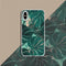 Hoesje Siliconen Geschikt voor Samsung Galaxy A7 (2018) - Design Backcover siliconen - Meerkleurig / Monstera
