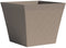 Vierkante pot - GARDEN ID - Green Care Impact Taupe - 29 x 26 cm - 10 jaar garantie - 100% gerecycled - UV-/gelbestendig