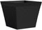 Vierkante pot - GARDEN ID - Green Care Impact Zwart-Anth - 29 x 26 cm - 10 jaar garantie - 100% gerecycled - UV-/gelbestendig
