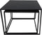 Vierkante Salontafel - 55x55x42/50x50x37 cm - Zwart - Metaal - Set van 2