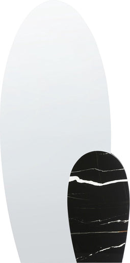 VIERZON - Wandspiegel - Zwart - 58 x 120 cm - Glas