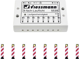 Viessmann Modelltechnik 5040 H0 Set van 8 stuks Waarschuwingspaal