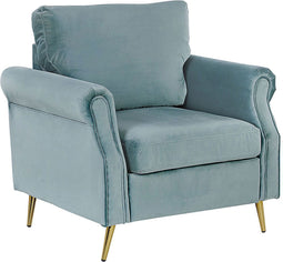 VIETAS - Fauteuil - Groen - Fluweel