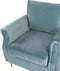 VIETAS - Fauteuil - Groen - Fluweel