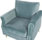 VIETAS - Fauteuil - Groen - Fluweel
