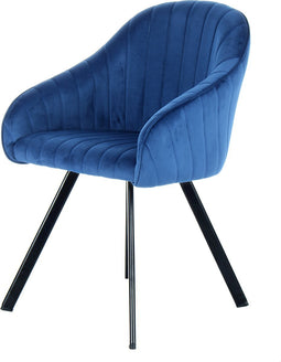 Vietavie stoel 125 Jodie donker blauw set van 2
