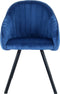 Vietavie stoel 125 Jodie donker blauw set van 2