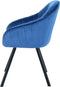 Vietavie stoel 125 Jodie donker blauw set van 2