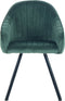 Vietavie stoel 125 Jodie donker groen green set van 2