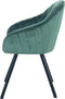 Vietavie stoel 125 Jodie donker groen green set van 2