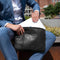 Chesterfield Glenn Leren Laptopsleeve - 15,4 inch - Zwart