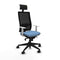 Bureaustoel met hoofdsteun Piqueras y Crespo 4B066N1 Hemelsblauw