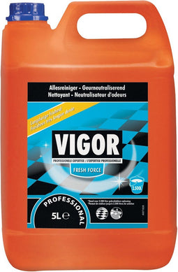 Vigor allesreiniger Fresh Force, flacon van 5 liter