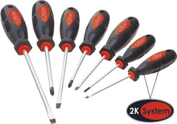 Vigor Schroevendraaierset Werkplaats 7-delig Plat, Kruiskop Phillips