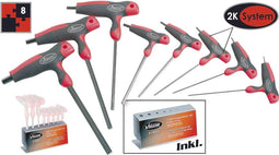 Vigor Schroevendraaierset Werkplaats 8-delig Inbus