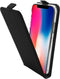 Mobiparts iPhone X iPhone XS - Premium Flip Case - TPU binnencase met pasjesvak - Zwart
