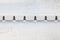 Vij5 - Coatrack By The Meter - designkapstok met 10 haken - RAL9002 grijswit