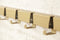 Vij5 - Coatrack By The Meter - metalen design kapstok met 10 haken - Anodic Gold