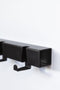 Vij5 - Coatrack By The Meter - metalen design kapstok met 5 haken - RAL9017 zwart