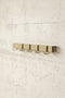 Vij5 - Coatrack by the Meter - metalen design kapstok met 5 haken - Anodic Gold