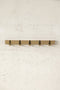 Vij5 - Coatrack by the Meter - metalen design kapstok met 5 haken - Anodic Gold