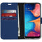 Accezz Hoesje Geschikt voor Samsung Galaxy A20e Hoesje Met Pasjeshouder - Accezz Wallet Softcase Bookcase - Donkerblauw