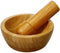 Vijzel met stamper bamboe D13 x H5 cm - Kruiden maler - Specerijen maler