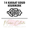 Marie Celeste - Oorknoppen - Gediamanteerd ster - Goud 14 karaat - 5 mm