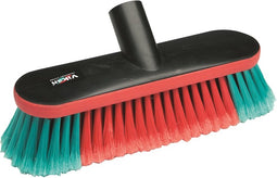 Vikan 475552 Ovale Wasborstel - 270 mm - Waterdoorlatend - Zacht Gespleten Haren - Autoborstel - Auto Wassen