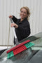 Vikan 475552 Ovale Wasborstel - 270 mm - Waterdoorlatend - Zacht Gespleten Haren - Autoborstel - Auto Wassen