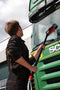 Vikan 475552 Ovale Wasborstel - 270 mm - Waterdoorlatend - Zacht Gespleten Haren - Autoborstel - Auto Wassen