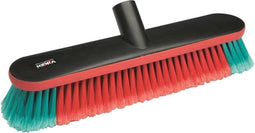 Vikan 475752 Ovale Wasborstel - 370 mm - Waterdoorlatend - Zacht Gespleten Haren - Autoborstel - Auto Wassen