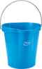 Vikan Emmer 56863 - 12 Liter - Blauw - Stevige Emmer - Chemicaliën bestendig - Maximaal 100°C - Geschikt voor Voedselverwerking en Schoonmaakwerkzaamheden