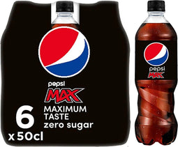 Pepsi Cola Max 6 petflesjes x 50 cl