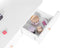 Viking Choice - Kaptafel - met spiegel - 80x40x122 cm - wit