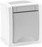 VIKO 90591008-DE Pacific Wandcontactdoos met randaarde spatwaterdicht Grijs