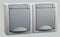 VIKO 90591088-DE Pacific Wandcontactdoos dubbel spatwaterdicht Grijs