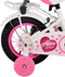 Volare Ashley Kinderfiets - Meisjes - 12 inch - Wit - Twee handremmen