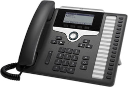 Cisco 7861 - VoIP-telefoon met 16 lijnen - 3,5 inch zwart/wit display