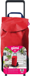 Vileda Gimi Boodschappentrolley 52L 51x44x96 cm Rood/Zwart