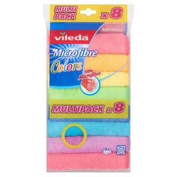 Vileda - Microvezeldoeken 8 kleuren pak | 10 stuks