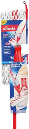 Vileda Spray & Clean - Dweil met tank - Rood