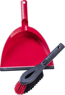 Vileda Stoffer en Blik 2in1 Set - Combinatie van klein stofblik en handborstel